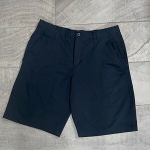 Under Armour Boys Black Matchplay Golf Shorts, Size Youth Large